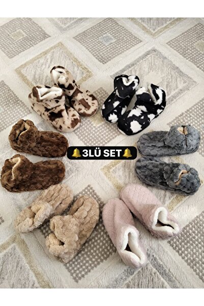 mersin md tekstil Md текстильні домашні капці, набір з 3 штук