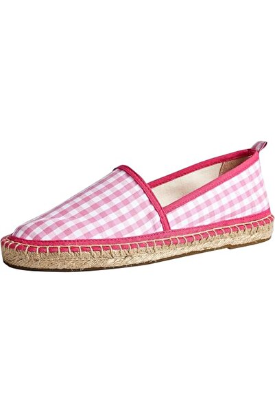 OEM Women's Espadrilles TALAMANTRA - Organic Cotton, Handmade, Pink, Size 39