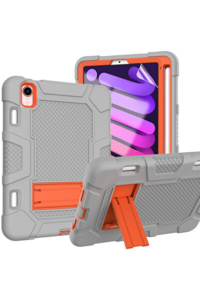 OEM iPad Mini 6 8.3 inch Case - Armored, Durable, Stylus Holder, Silicone/Pla...
