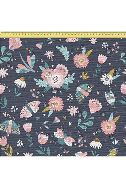 OEM Pânză Impermeabilă Oxford - Motiv Insecte, Poliester 600D, UV, 220g/mp - ...