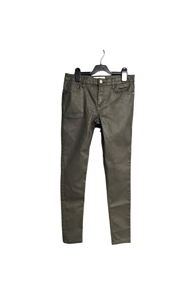 OEM Pantaloni Damă BELLE - Bumbac și Elastan, Croială Clasică, Negru, Mărimea 38