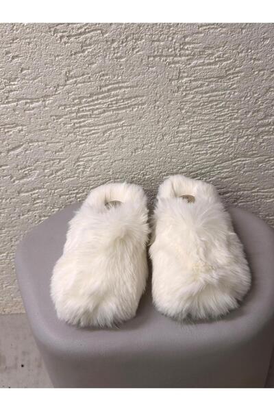 Beyond Women's White Closed-Front Extra Long Soft Furry House Slippers 2cm By...