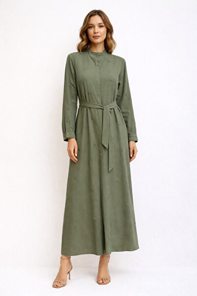 FUAT GÜRSEN Beaded Embroidery Detailed Dress