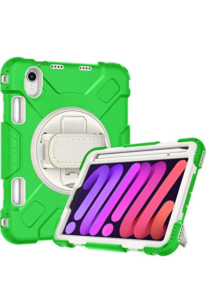 OEM Husă iPad Mini 6 8.3 inch - Protecție 3 Straturi, Suport Rotativ 360, Loc...