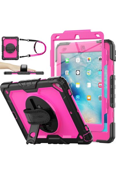 OEM iPad Mini 4/5 Case - Shockproof, 360 Stand, Shoulder Belt , PC and Silico...