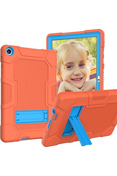 OEM Husă Samsung Galaxy Tab A 10.1 - Silicon și PC, 3 straturi, Suport pliabi...