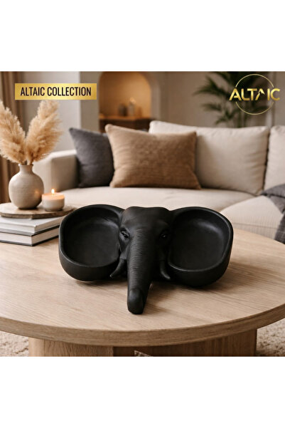 altaic art Altaic Collection Fil Başı Masa Süsü
