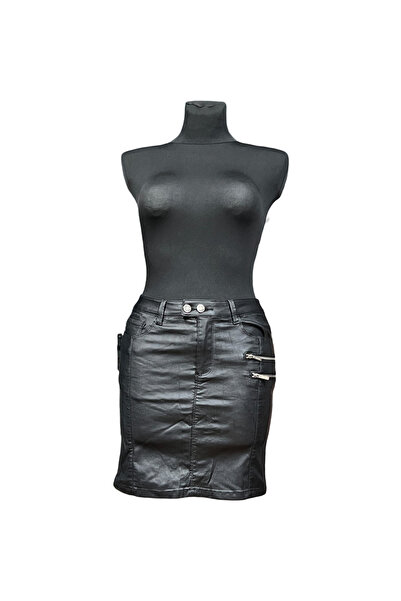 OEM Lipsy London Midi Skirt - Viscose and Nylon, Breathable Material, Black, ...