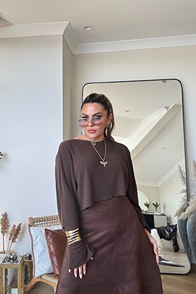 Sohotique By P Washable Thin Sweater Brown