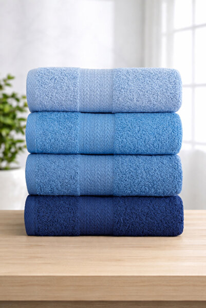 Medaillon Home Powder 4-Piece Towel Set
