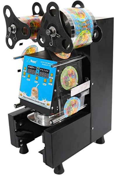 LETWOO ماكينة تغليف أكواب أوتوماتيكية بالكامل - قطر 95/90/75 مم، تغلق حتى 20 ...