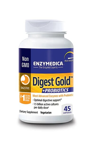 Enzymedica دايجست جولد بلس بروبيوتيك 45 كبسولة