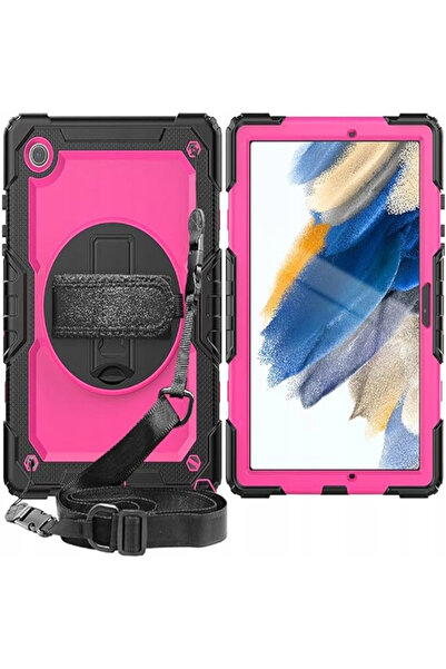 OEM Husă Samsung Galaxy Tab A 8.4 2020 - Blindată, TPU, Stand 360, Curea Mână...