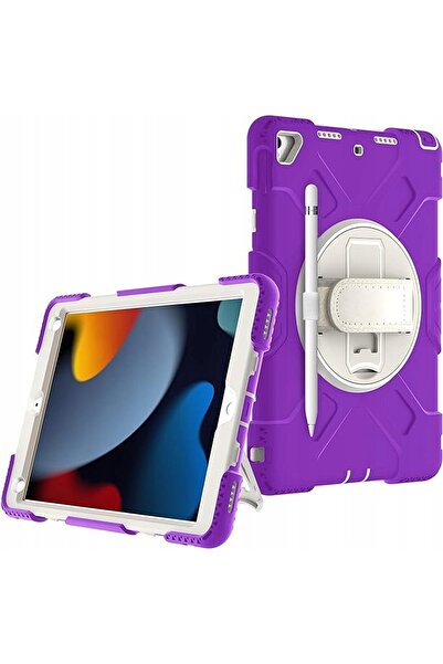 OEM iPad 9/8/7 10.2 Case, Armored, 3 Layer Protection, 360 Rotating Stand, Ha...