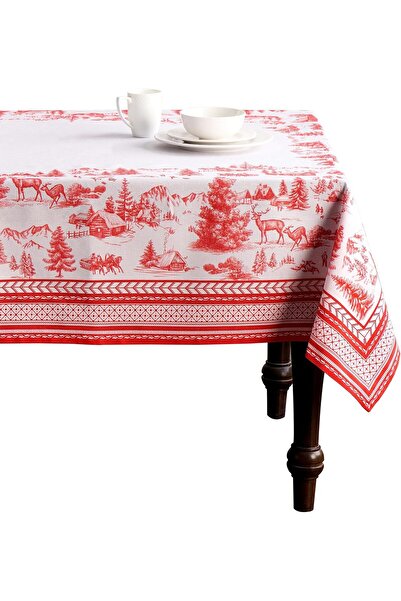 OEM Tablecloth Maison d'Hermine Winter Joui - 100% Cotton, Rectangular, 160x2...