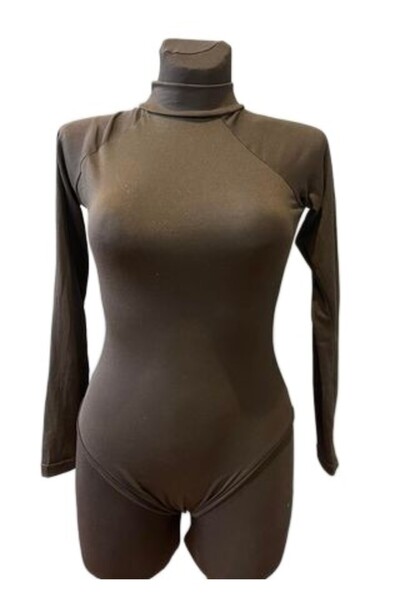 OEM Body Dama Merry Style - Bumbac si Spandex, Maneca Lunga, Inchidere Inghin...