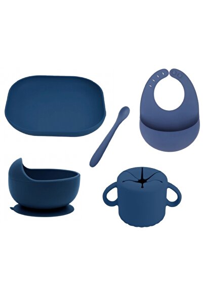 fatkid Set Diversificare si Hranire Bebelusi, 5 Piese din Silicon, fara BPA