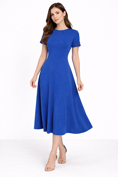 Paw Garage Rochie de damă Steel Interlock cu mânecă scurtă și fermoar ascuns