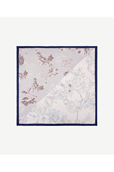 Yargıcı Çiçek Desenli Fular