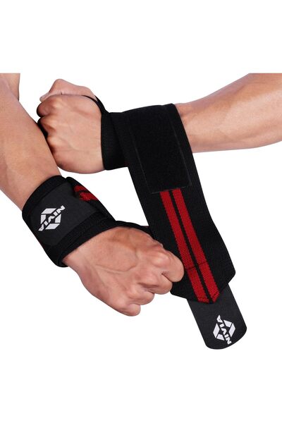 Nivia Weight Lifting Wrist Support with Thumb Loop Strap Gym Workout Training...