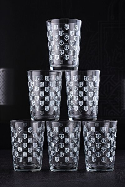 Beşiktaş Dekomus Licensed Logo Cup 500 ml "6 Pieces"