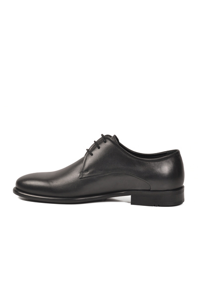 AYAKMOD Black Genuine Leather Men's Casual Shoes 3265 m