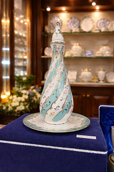 Kütahya Porselen El Yapımı Ömür Vazo Takımı