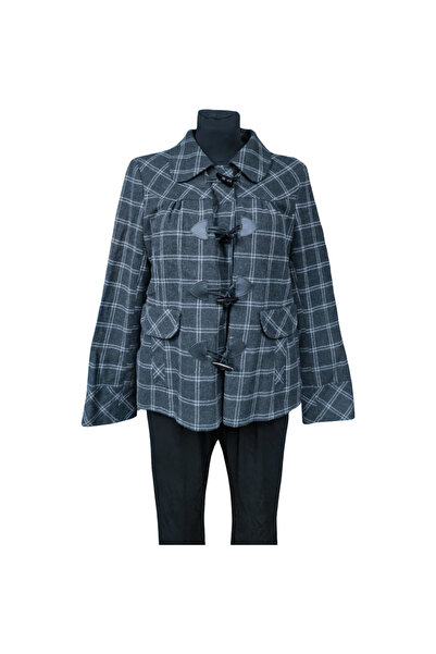 OEM Debenhams Women's Jacket - Lightweight, Stylish, Wool Blend - Navy, Size 42