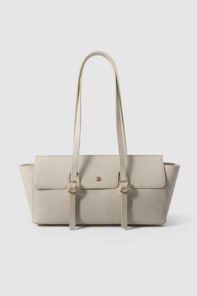 Çantacımstore Women's Buckle Detailed Bag Cream