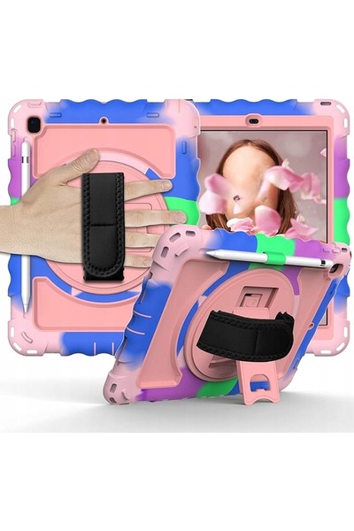 OEM Samsung Galaxy Tab A 8.0 Case, 3 Layer Protection, Rotating Stand, Belt S...