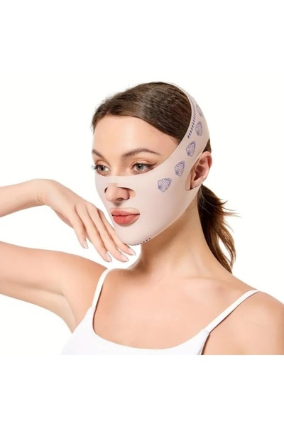 markentegra قناع شد الوجه - شريط على شكل حرف V، لون البشرة