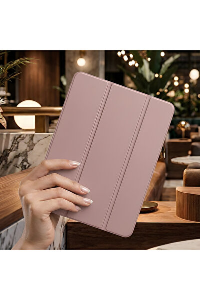 TechTrove iPad Air 13 2025 M3 İçin Uyumlu Smart Kalem Bölmeli Standlı Kılıf