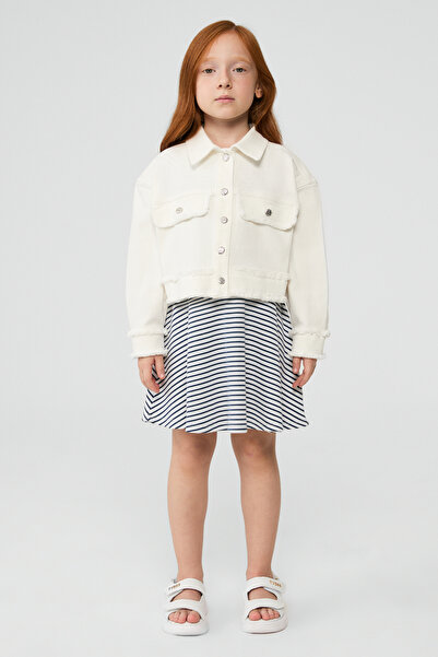 TYESS BSC Girl White Jacket