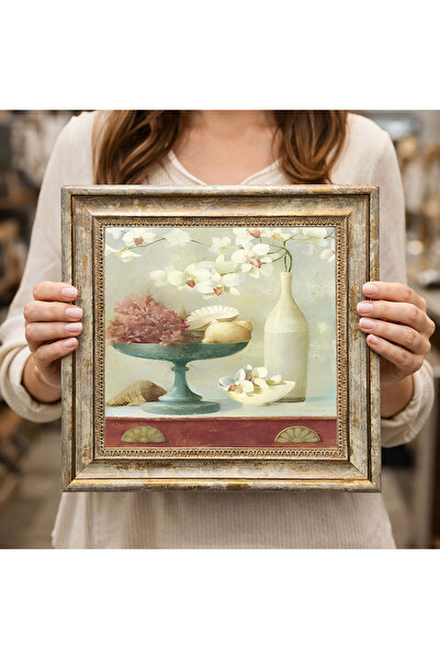 woodsia Tablou decorativ pătrat înrămat DC0192