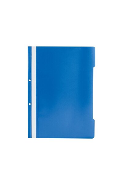 Exxo Πλαστικό αρχείο με ράγα και διατρήσεις για έγγραφα Μπλε