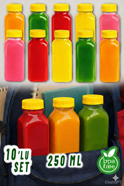 Ezupack Cornered Zemzem School Picnic Juice Smoothie Detox Ginger Plastic Emp...