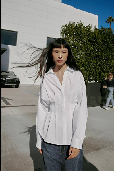 Sorridi Premium Quality Waist-Slit Shirt with Pockets