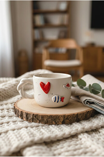 FH finehome Sines Heart Charm Mug