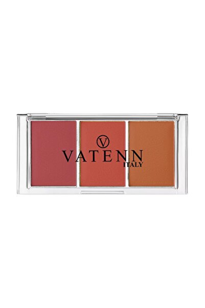 VATENN ITALY Trio Blusher Palette 831