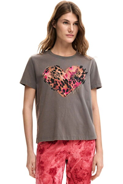 Desigual Tiger Heart t-shirt - 26SWTK53-2001