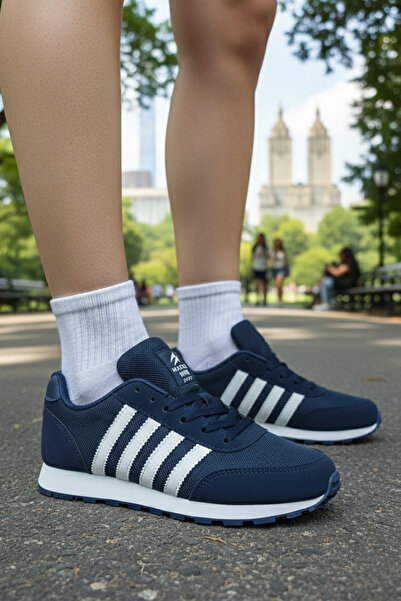 BOUIS Ženske tamnoplave dnevne vezane ležerne Ortopedsko Patike Lagan izdržlj...