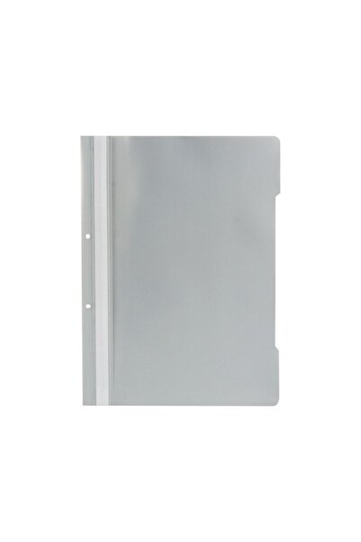 Exxo Πλαστικό αρχείο με ράγα και διατρήσεις για έγγραφα Γκρι