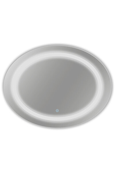 regata Oglindă de baie cu LED, ovală, senzor tactil, 80x60 cm, RO-165