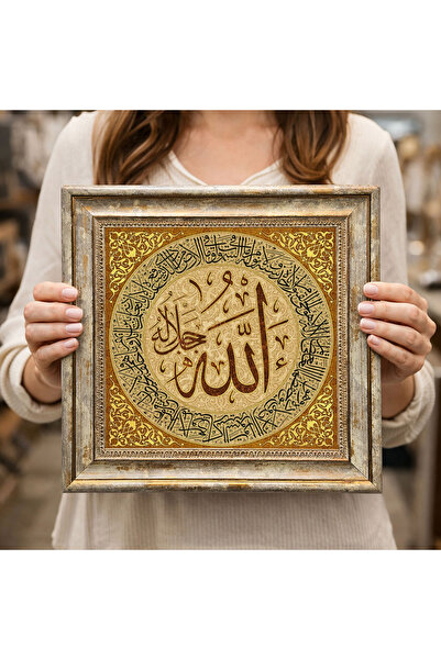 woodsia Tablou decorativ pătrat înrămat DC0106