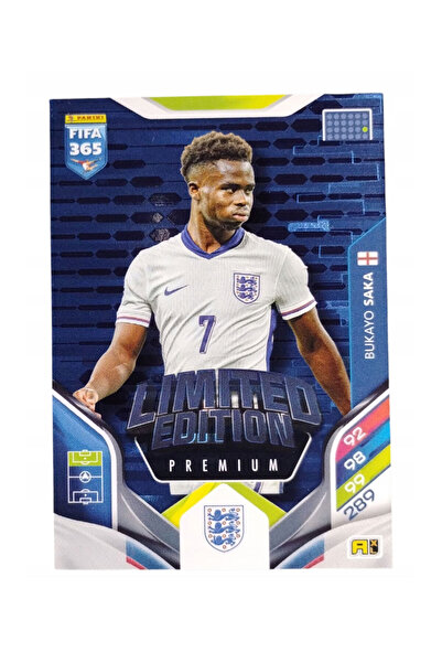 hediyecik Panini Fifa 365 Adrenalyn XL 2026 Limited Edition Card - Bukayo Saka