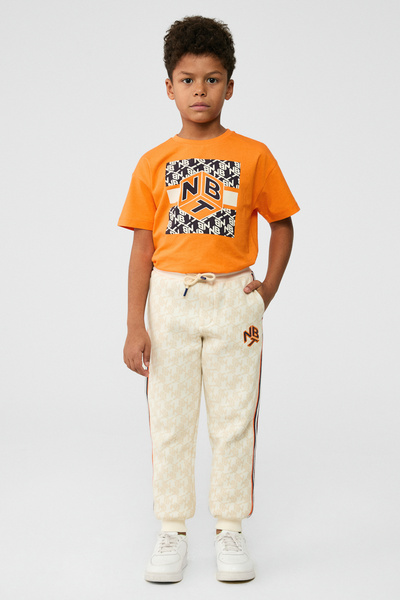 NBT JEANS Boy Patterned Tracksuit Bottom