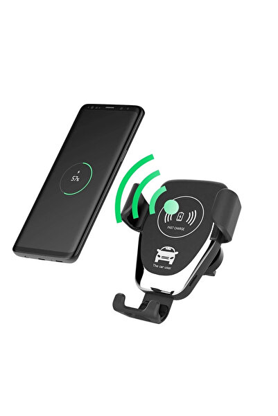 BladePRO Suport auto telefon cu încărcare wireless rapidă – fixare grilaj