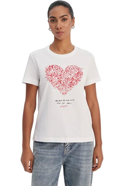 Desigual Heart t-shirt - 26SWTK06-1000