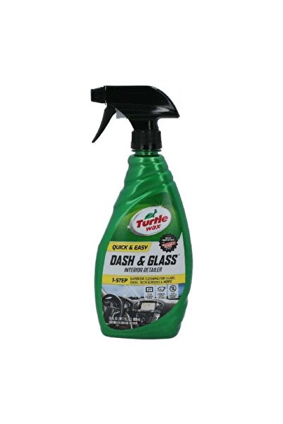 Turtle Wax مُنظف داخلي سريع وسهل الاستخدام للوحة القيادة والزجاج، 680 مل