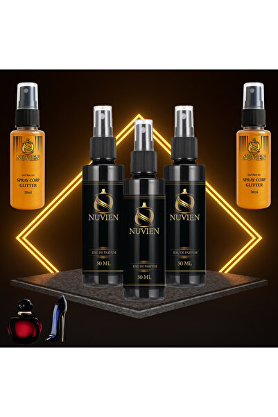 Nuvien Set Glamour pentru Ea: Parfumuri Good Girl + Body Glitter Spray Hypnot...